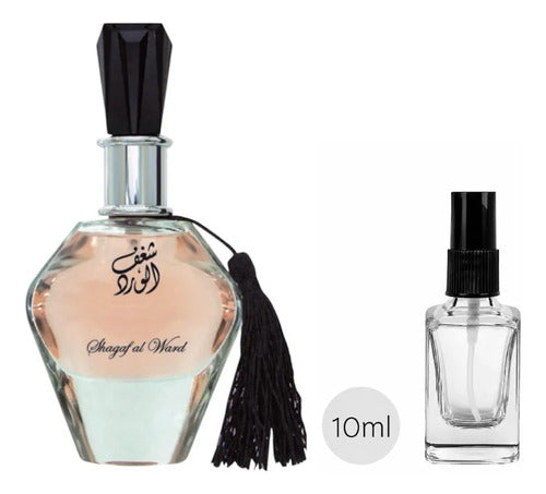 Perfume Shaghaf Al Ward 10ml Feminino Elegância Árabe