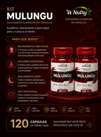Kit De 2 Suplementos Mulungu 2x120 Cápsulas Relaxamento Natural