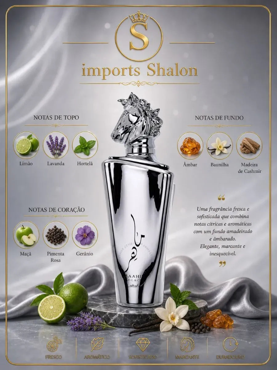 Maahir Legacy Perfume Masculino Refrescante Versátil