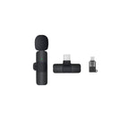 Microfone Lapela Sem Fio K8 USB Tipo C Para Gravações