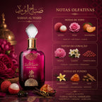 Sabah Al Ward 100ml Perfume Árabe Feminino