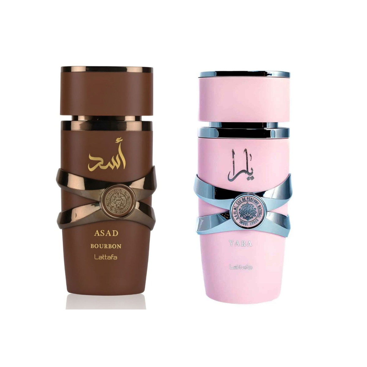 Asad Bourbon + Yara Lattafa 2 Perfumes 100ml