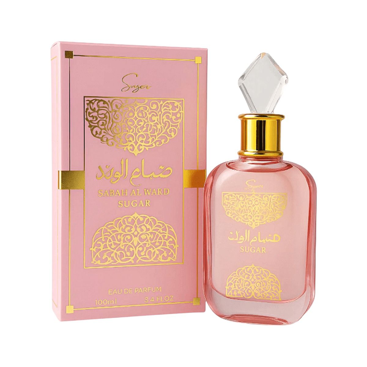 Sabah Al Ward Sugar Perfume Árabe Doce Intenso