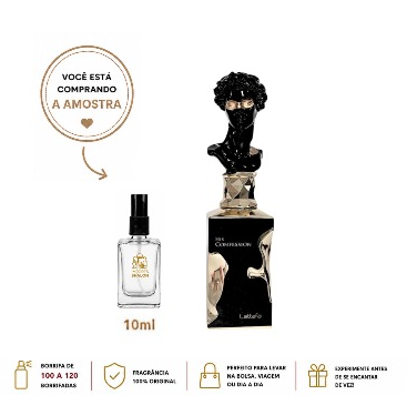 3 Mini Perfume 10ml His Confession Salvo Liquid Brun