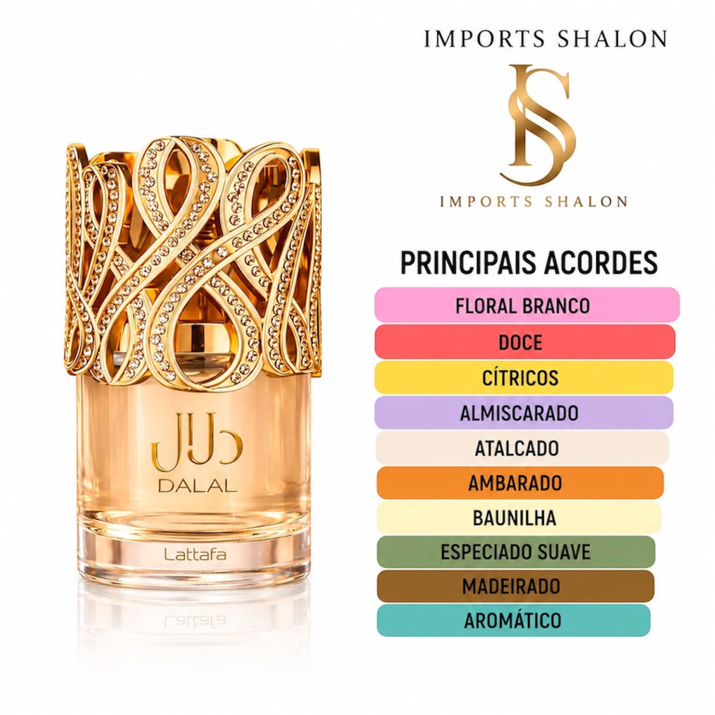 Dalal Eau De Parfum 100ml Fragrância Envolvente E Elegante