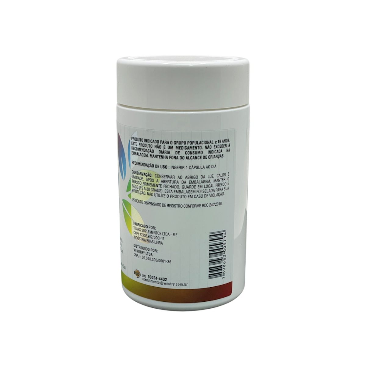 Vitamina B12 Wnutry 60 Cápsulas Alta Potência Premium
