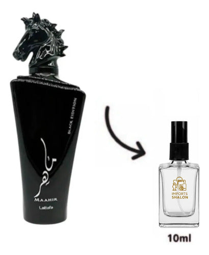 Maahir Black 10ml Perfume Masculino Presença Absoluta