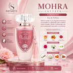 Mohra Silky Rose Lattafa 100ml Feminino Longa Duração