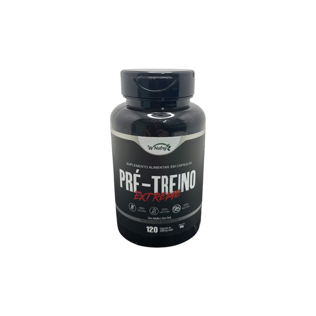Suplemento Pré-Treino Extreme Fórmula Premium Alta Potência 120 Caps