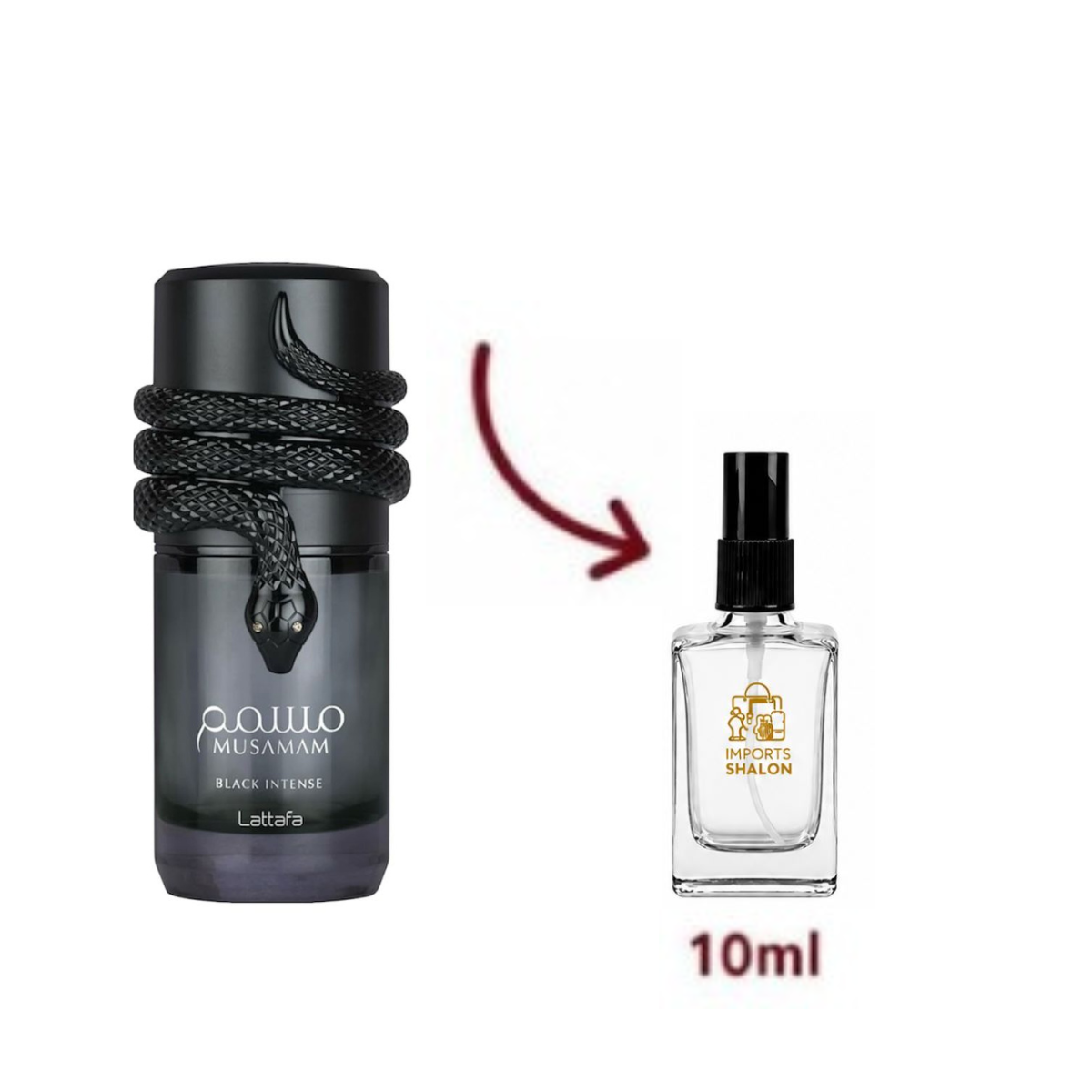 Mussamam Black 10ml Perfume Masculino de Alto Padrão