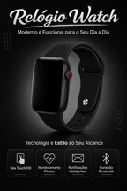Relógio Smartwatch Watch Tela Touch Bluetooth Premium