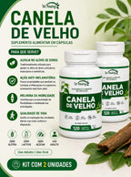 Kit De 2 Suplementos Canela De Velho 2x120 Caps Articulações