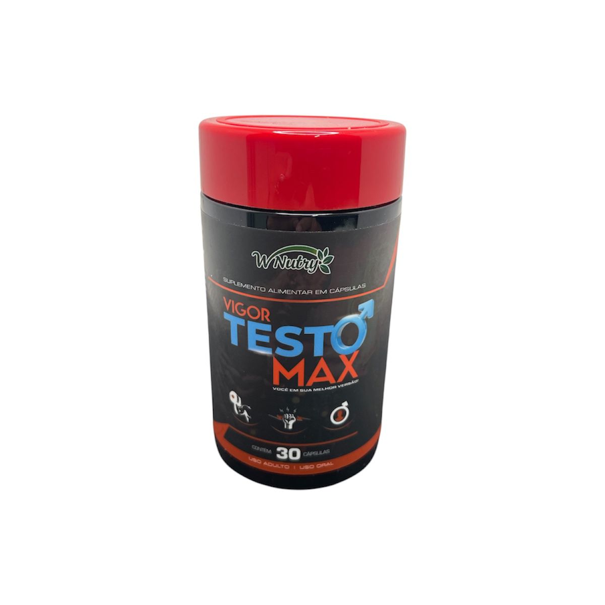 Suplemento Testo Max 30 Cápsulas Energia Máxima E Alta Performance