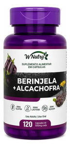 Suplemento De Berinjela + Alcachofra 120 Cápsulas