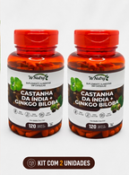 2 SuplementoS Castanha Da Índia + Ginkgo Biloba Circulação Power