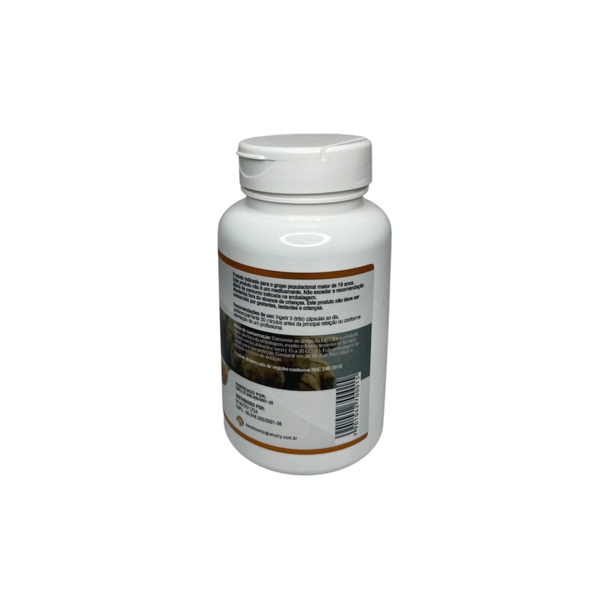 Suplemento Cúrcuma + Gengibre Wnutry 120 Caps Poder Natural