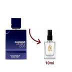 Haramain Amber Oud Dubai 10ml Perfume Exclusivo de Alto Padrão