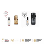 Kit 2 Mini Perfumes Musamam 10ml Black Intense