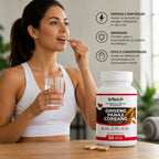 Suplemento Ginseng Panax Coreano 120 Caps Energia Máxima