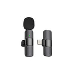 Microfone Lapela Sem Fio K8 USB Tipo C Para Gravações