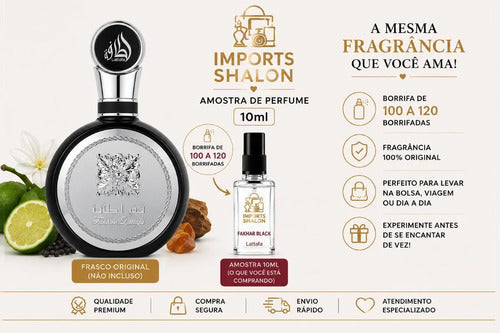 Fakhar Black 10ml Aroma Masculino Que Domina O Amabiente