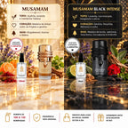 Kit 2 Mini Perfumes Musamam 10ml Black Intense
