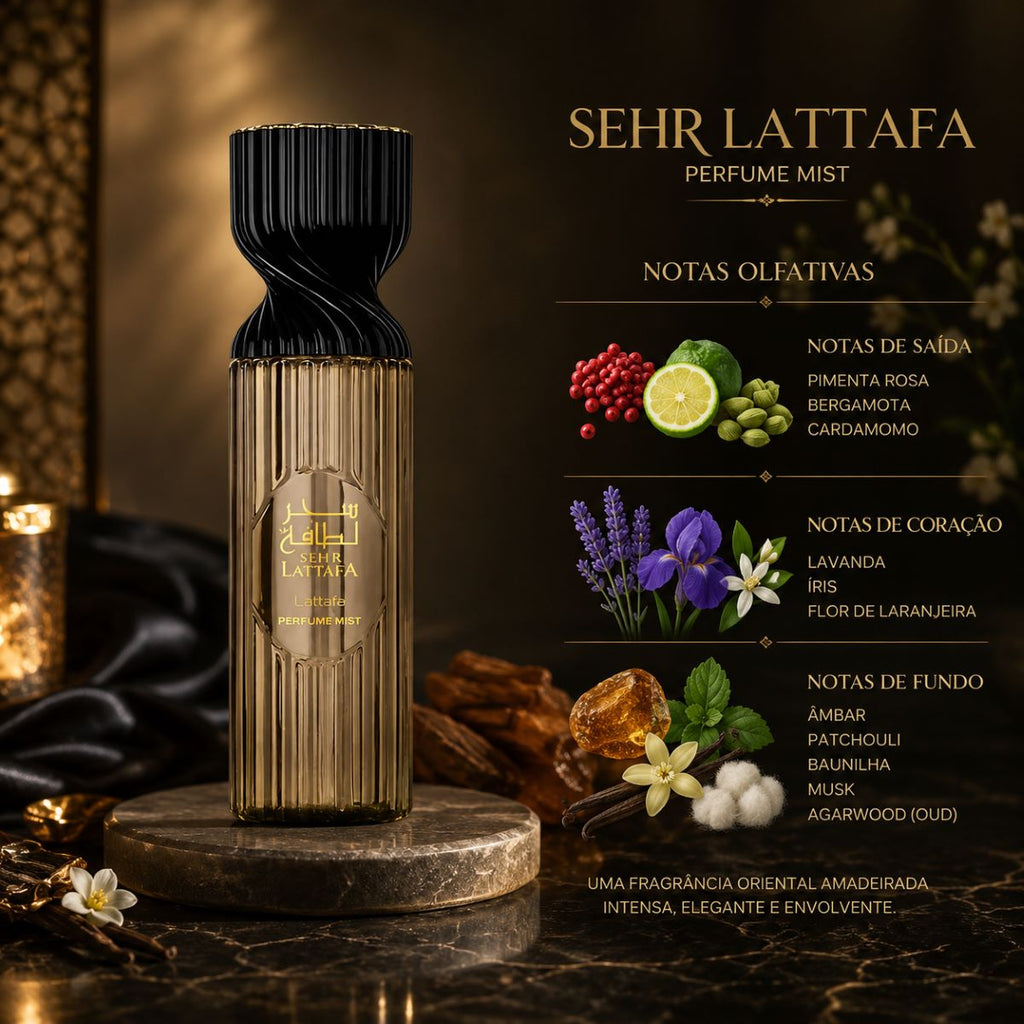 Sehr Lattafa Body Splash Feminino Sofisticado