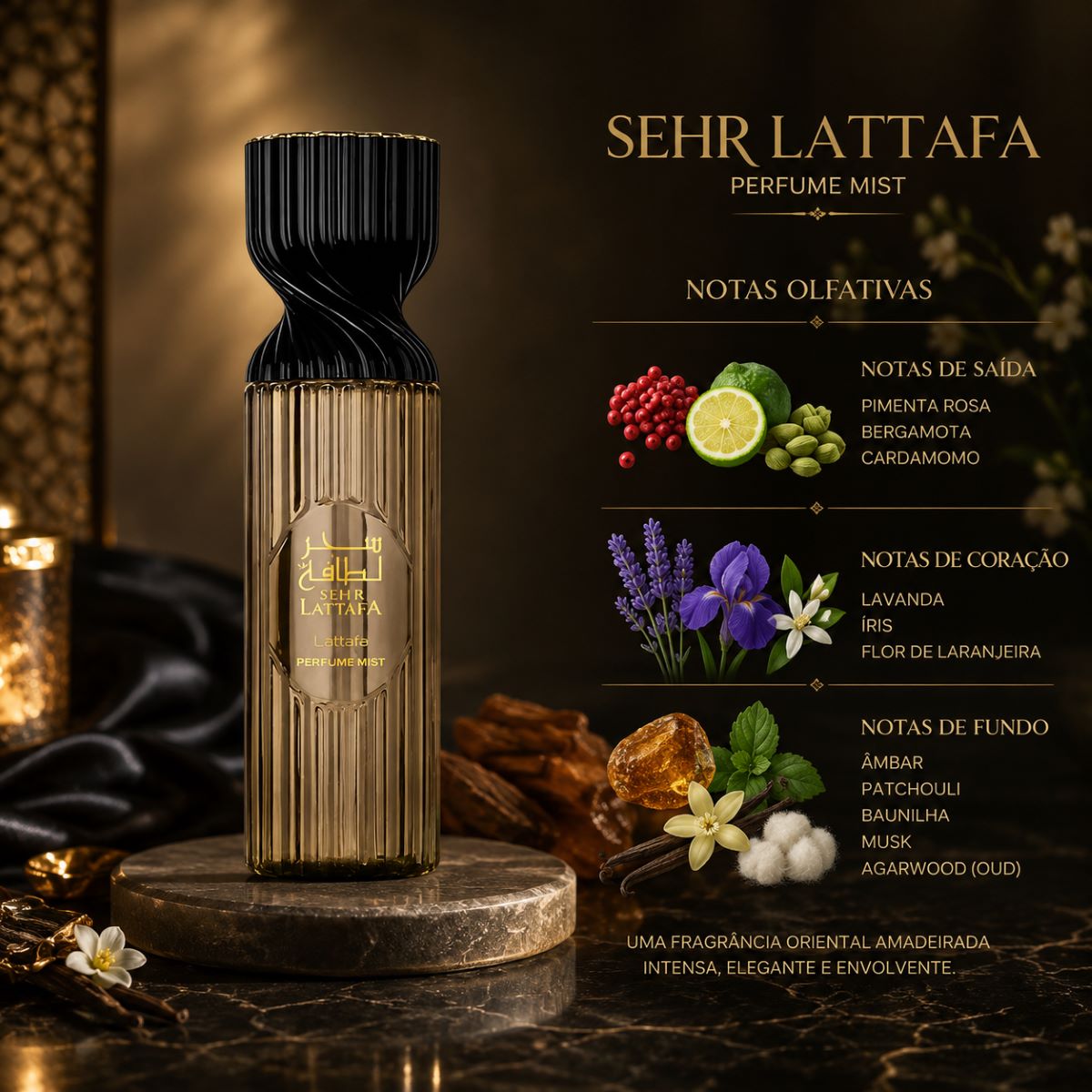 Sehr Lattafa Body Splash Feminino Sofisticado
