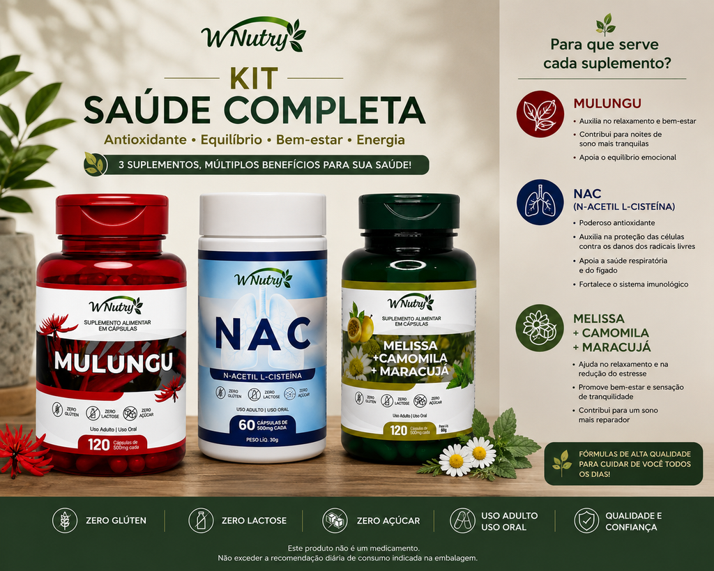 Kit Bem-Estar Premium Equilíbrio E Qualidade De Vida