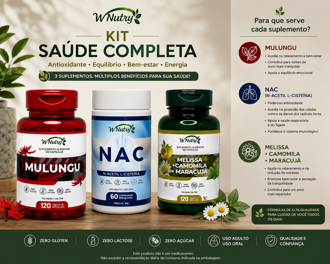 Kit Bem-Estar Premium Equilíbrio E Qualidade De Vida
