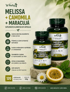 2 Suplementos Melissa Camomila Maracujá Relaxamento Natural