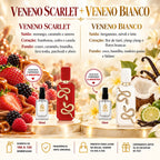 Kit 2 Mini Perfumes Veneno Scarlet Bianco 10ml