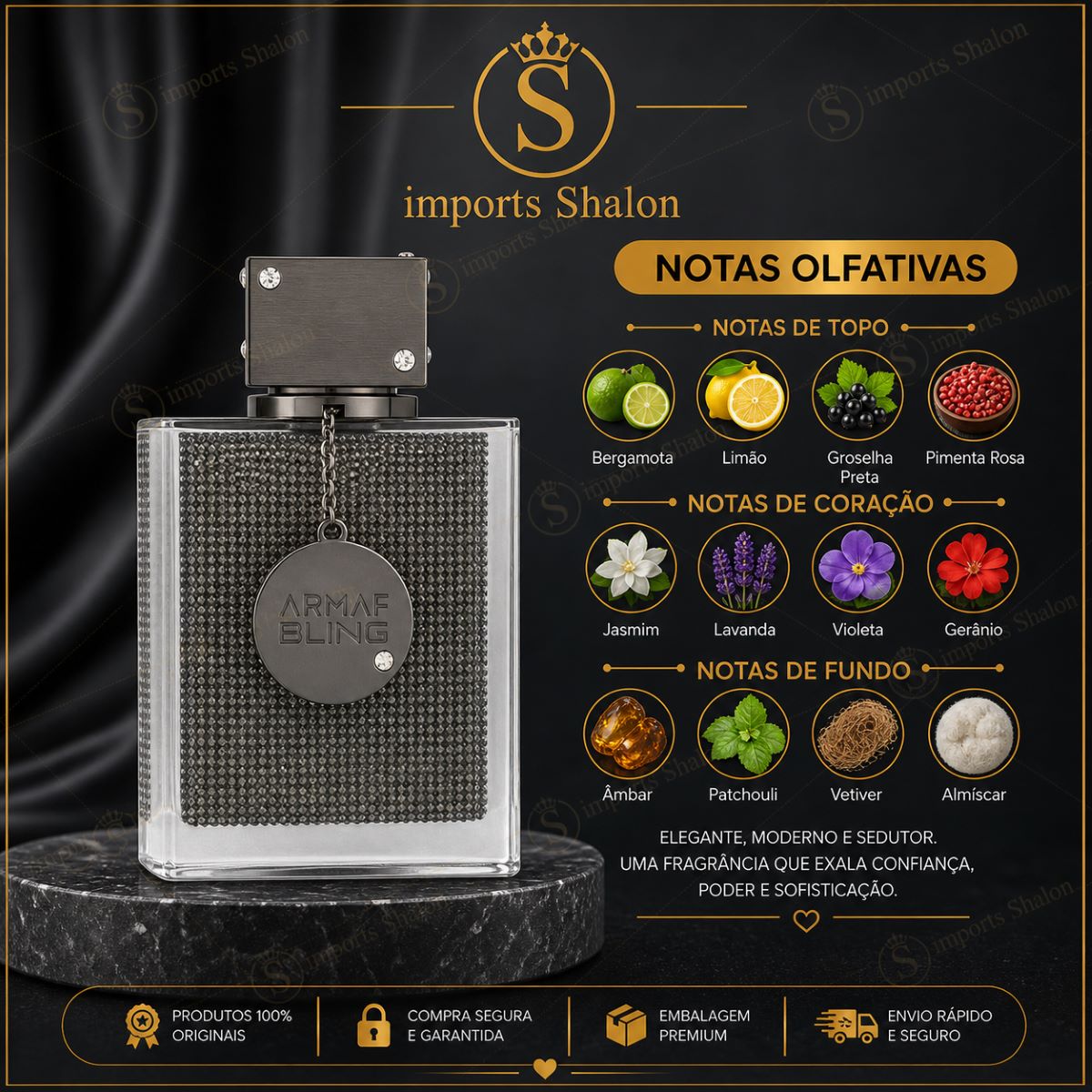 Club de Nuit Bling Perfume Feminino Doce Envolvente
