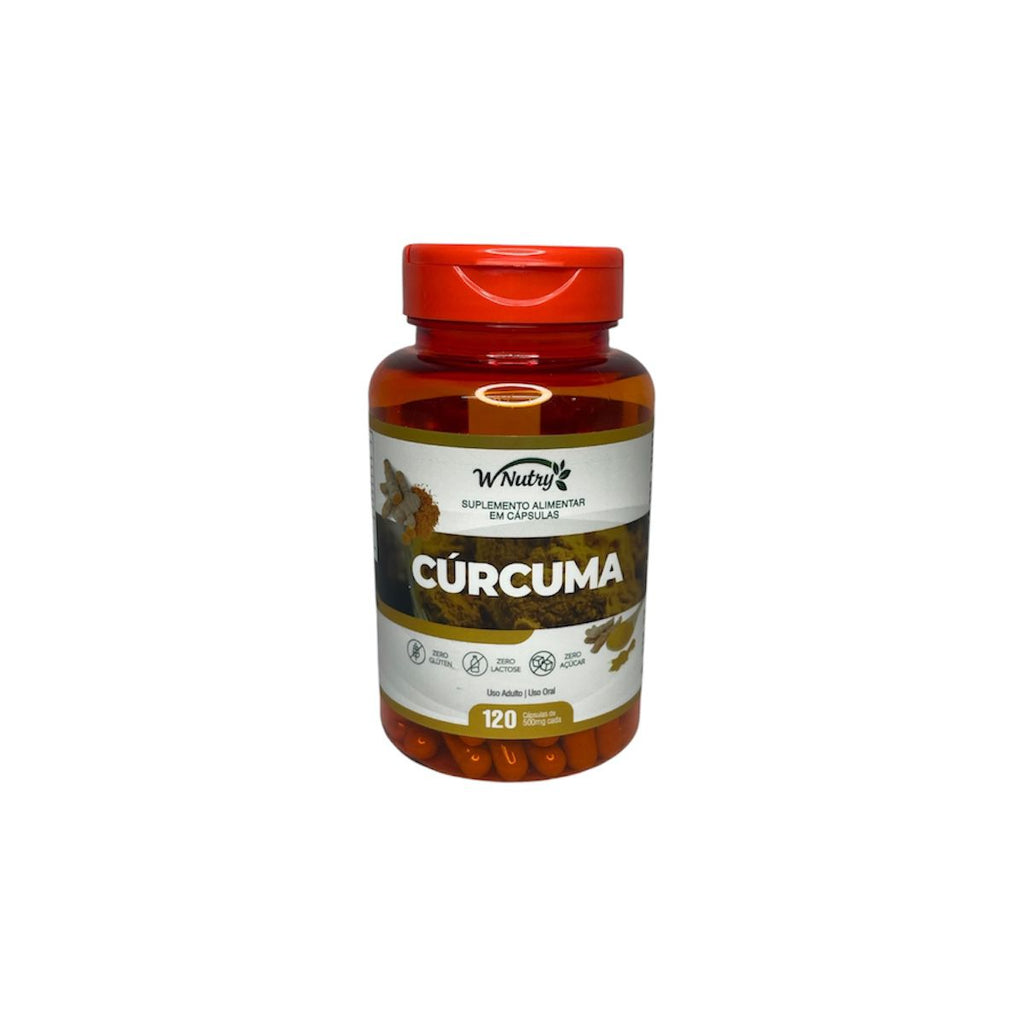 Suplemento Cúrcuma 120 Cápsulas Wnutry Antioxidante Natural